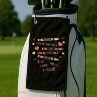 Different On The Outside Same Heart Inside Golf Towel thumb 2