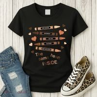 Different On The Outside Same Heart Inside Women's T-Shirt thumb 3