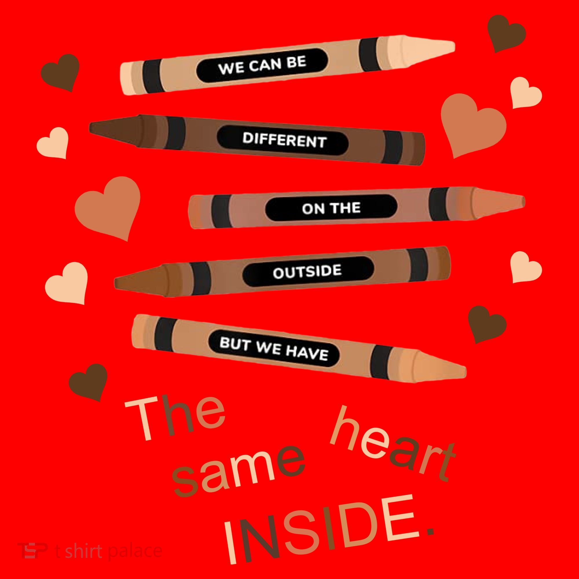 Different On The Outside Same Heart Inside Santa Hat
