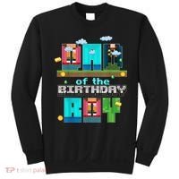 Dad Of The Birthday Boy Video Game Pixel Sweatshirt thumb 0