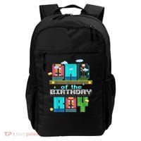 Dad Of The Birthday Boy Video Game Pixel Backpack thumb 0