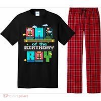 Dad Of The Birthday Boy Video Game Pixel Pajama Set thumb 0