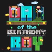 Dad Of The Birthday Boy Video Game Pixel Mousepad thumb 1