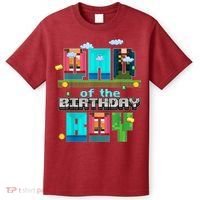Dad Of The Birthday Boy Video Game Pixel T-Shirt thumb 0