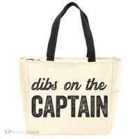 Dibs On The Captain Funny Captain Wife Tote Bag thumb 0