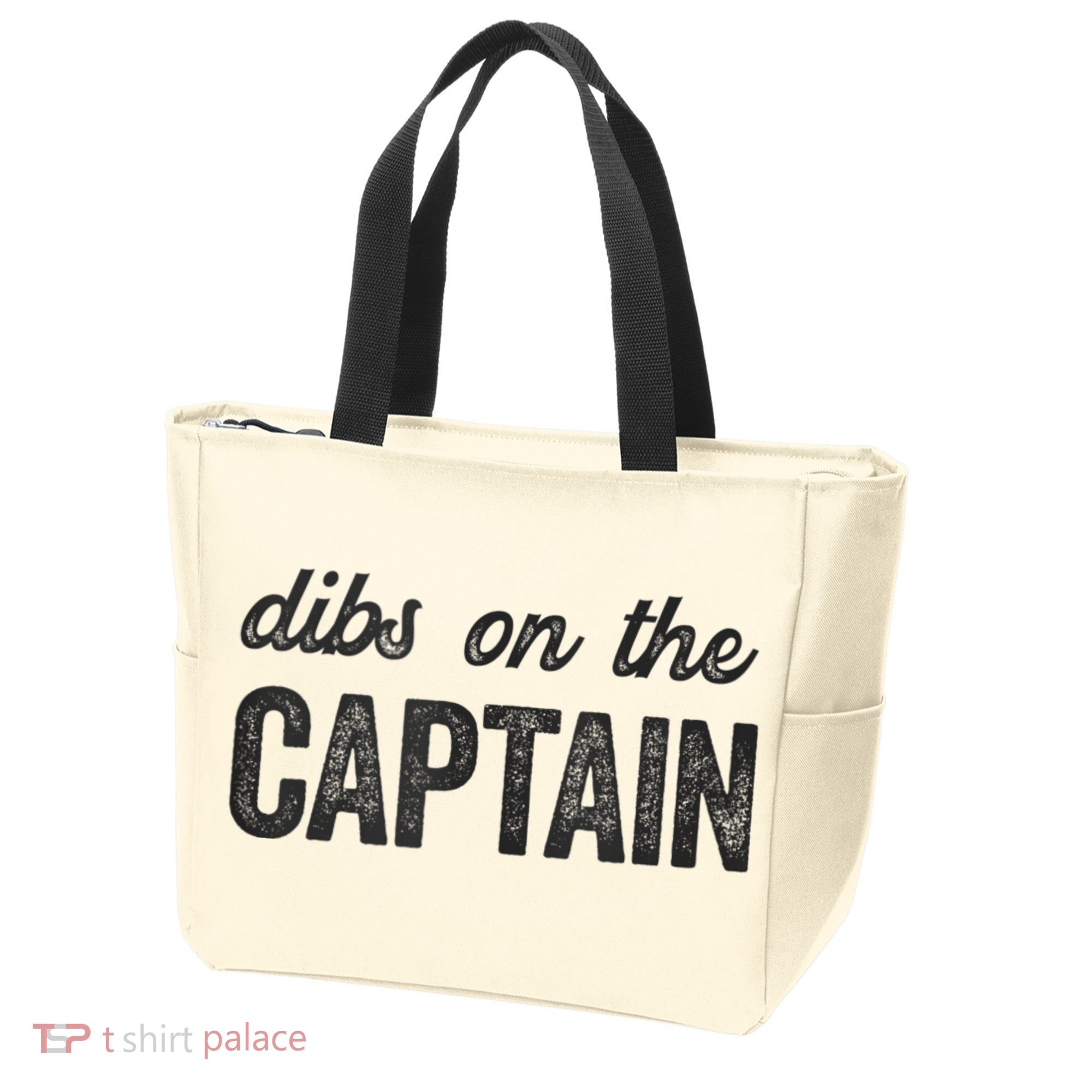 Dibs On The Captain Funny Captain Wife Tote Bag