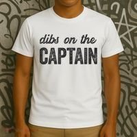 Dibs On The Captain Funny Captain Wife T-Shirt thumb 3