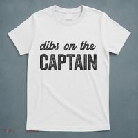 Dibs On The Captain Funny Captain Wife T-Shirt thumb 5