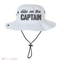 Dibs On The Captain Funny Captain Wife Bucket Hat thumb 0
