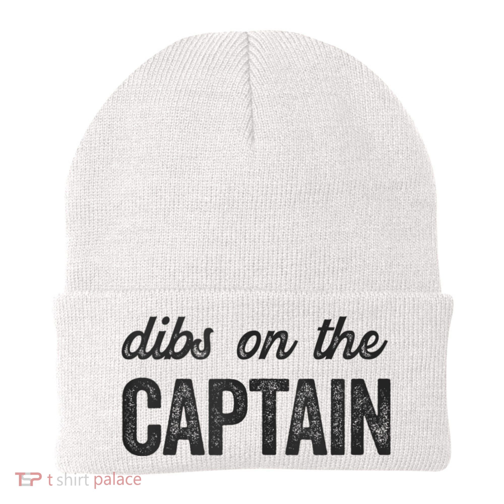 Dibs On The Captain Funny Captain Wife Beanie
