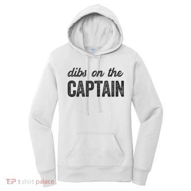 Dibs On The Captain Funny Captain Wife Women's Hoodie