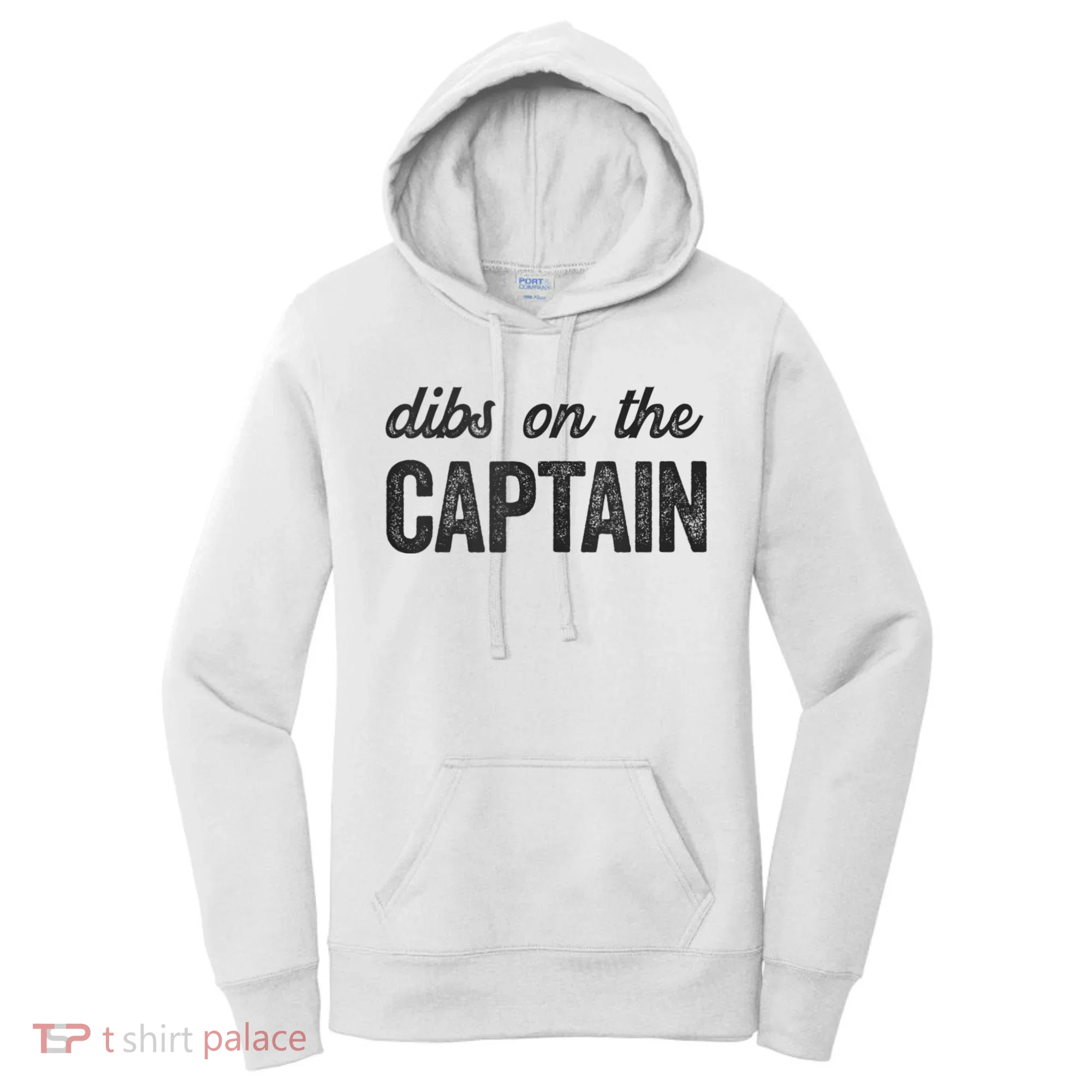 Dibs On The Captain Funny Captain Wife Women's Hoodie