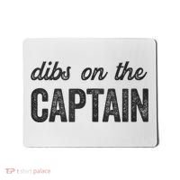 Dibs On The Captain Funny Captain Wife Mousepad thumb 0