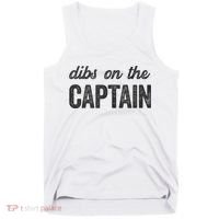 Dibs On The Captain Funny Captain Wife Tank Top thumb 0
