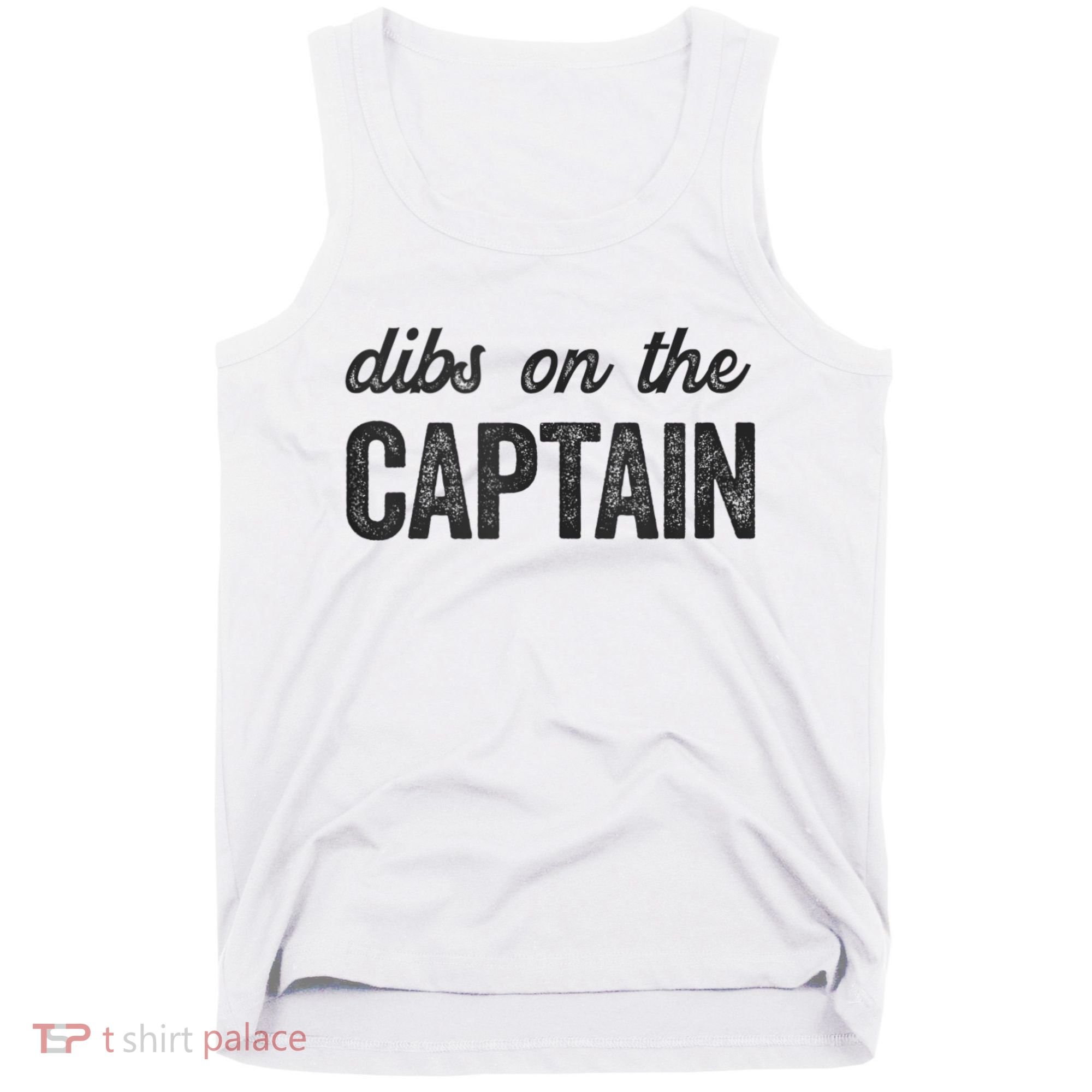 Dibs On The Captain Funny Captain Wife Tank Top
