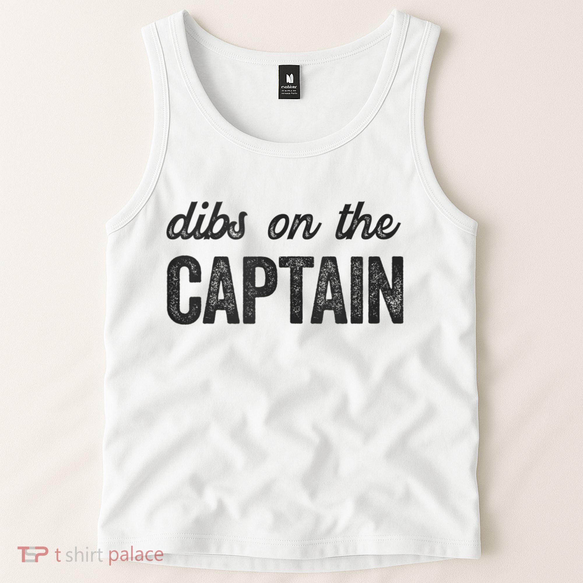 Dibs On The Captain Funny Captain Wife Tank Top