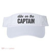 Dibs On The Captain Funny Captain Wife Visor thumb 0