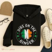 Dibs On The Ginger St Patricks Day Shamrock Hoodie thumb 4