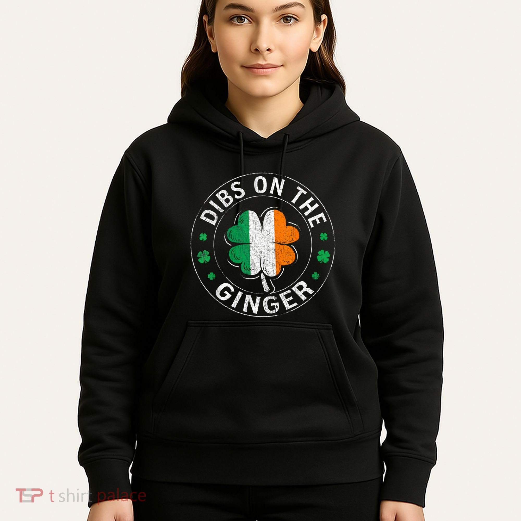 Dibs On The Ginger St Patricks Day Shamrock Hoodie