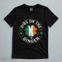 Dibs On The Ginger St Patricks Day Shamrock T-Shirt thumb 5