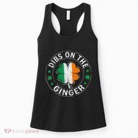 Dibs On The Ginger St Patricks Day Shamrock Women's Tank Top thumb 0