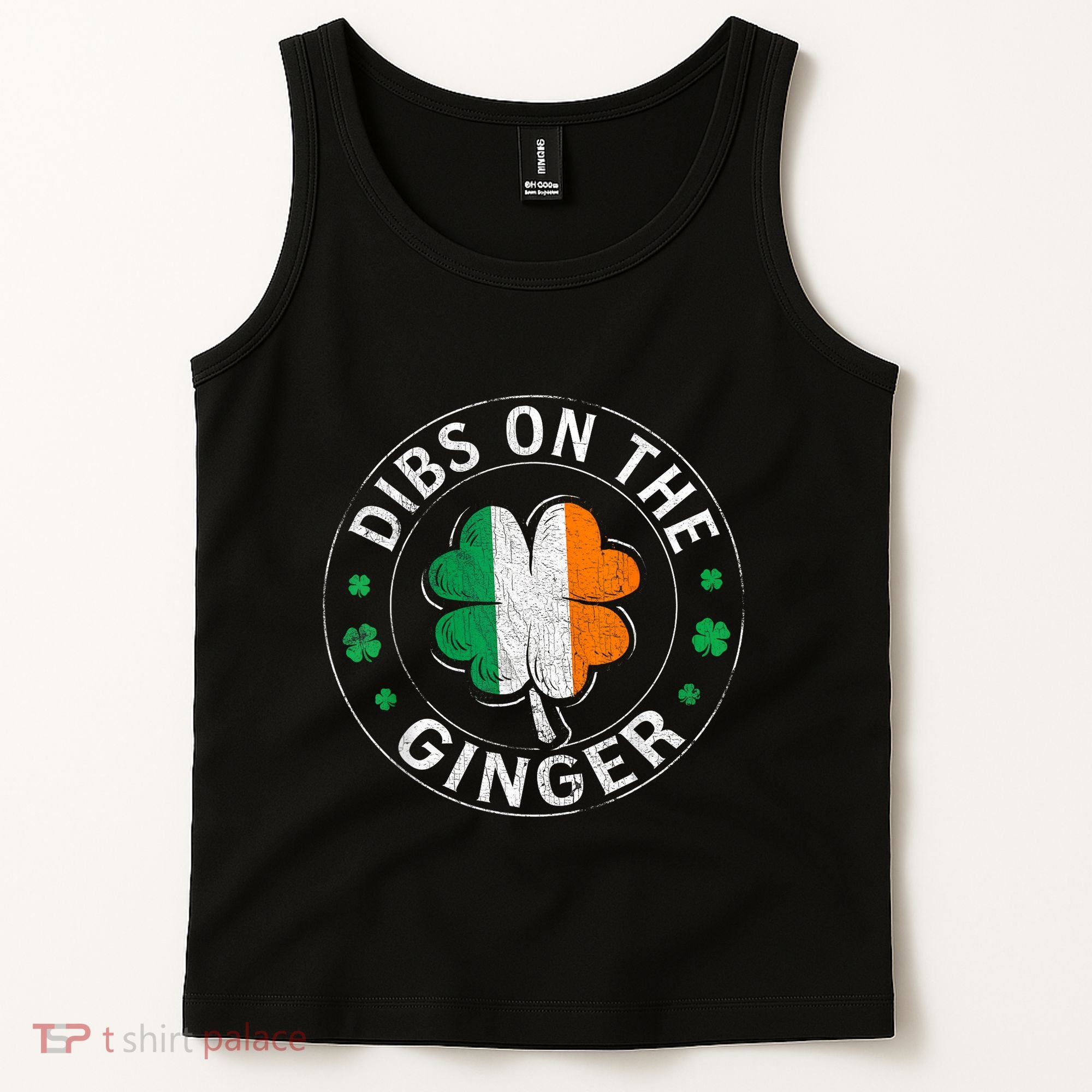 Dibs On The Ginger St Patricks Day Shamrock Tank Top