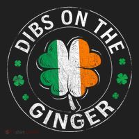 Dibs On The Ginger St Patricks Day Shamrock Golf Towel thumb 3
