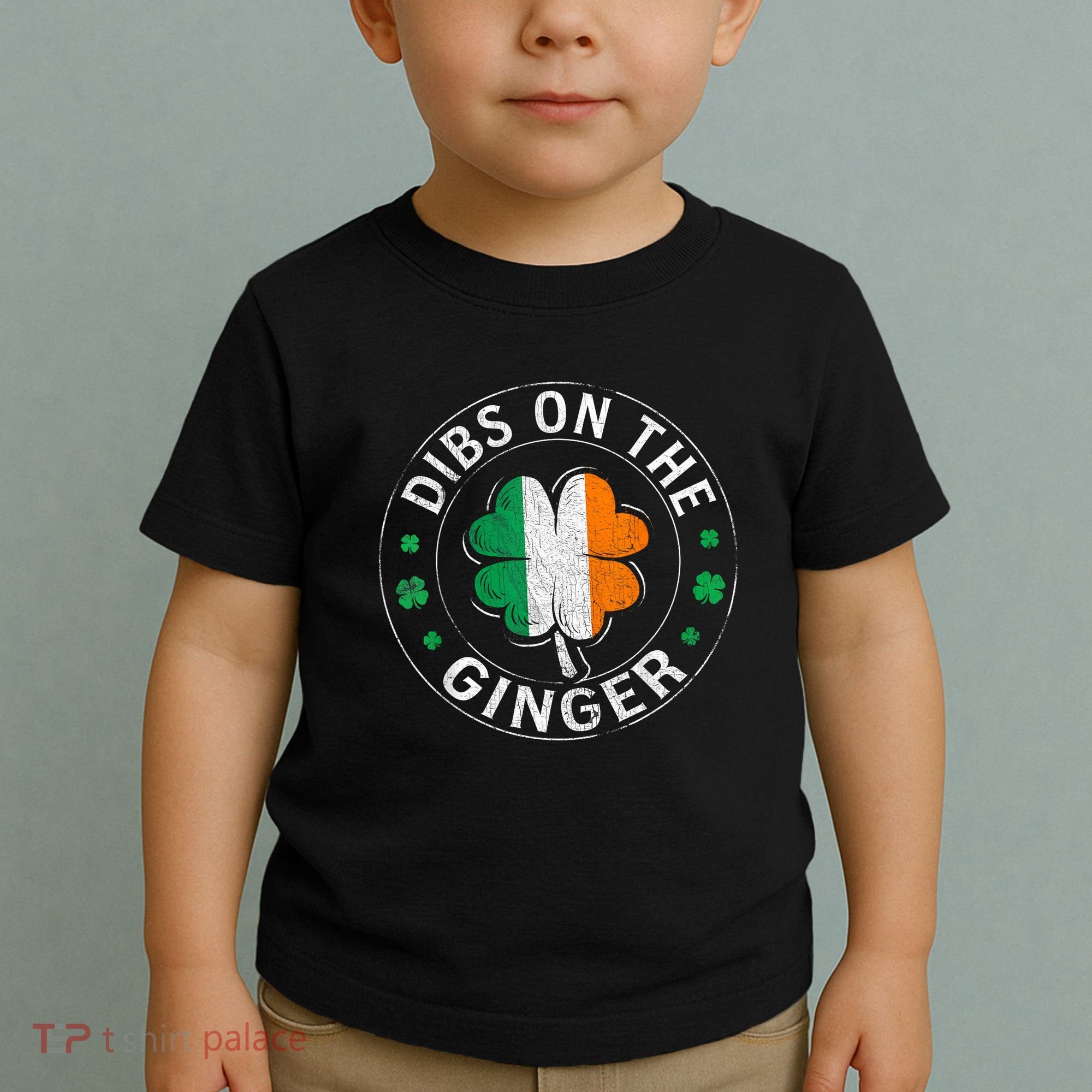 Dibs On The Ginger St Patricks Day Shamrock Toddler T-Shirt