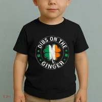 Dibs On The Ginger St Patricks Day Shamrock Toddler T-Shirt thumb 2