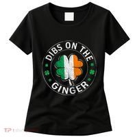 Dibs On The Ginger St Patricks Day Shamrock Women's T-Shirt thumb 0