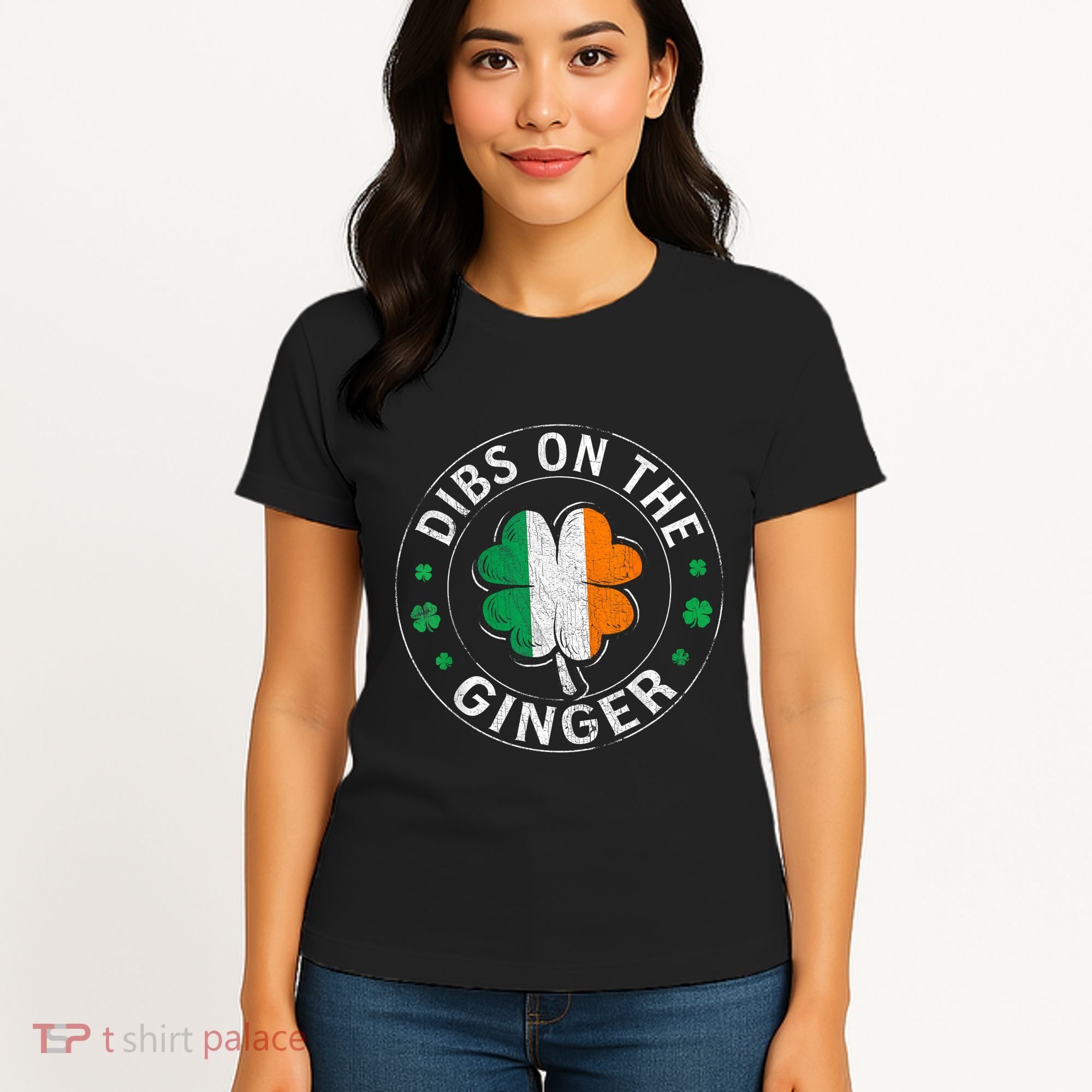 Dibs On The Ginger St Patricks Day Shamrock Women's T-Shirt