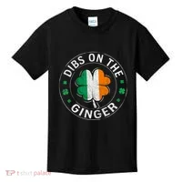 Dibs On The Ginger St Patricks Day Shamrock Kids T-Shirt thumb 0