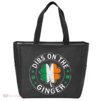 Dibs On The Ginger St Patricks Day Shamrock Tote Bag thumb 0