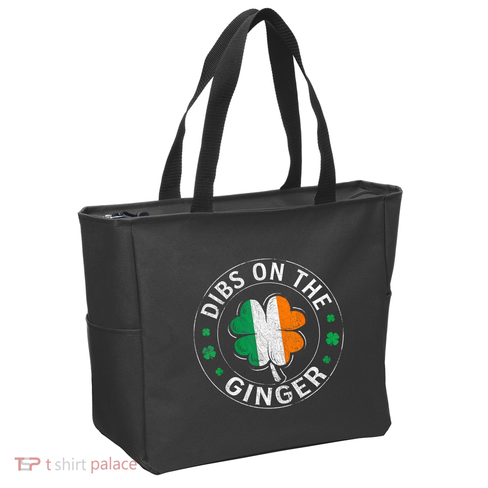 Dibs On The Ginger St Patricks Day Shamrock Tote Bag