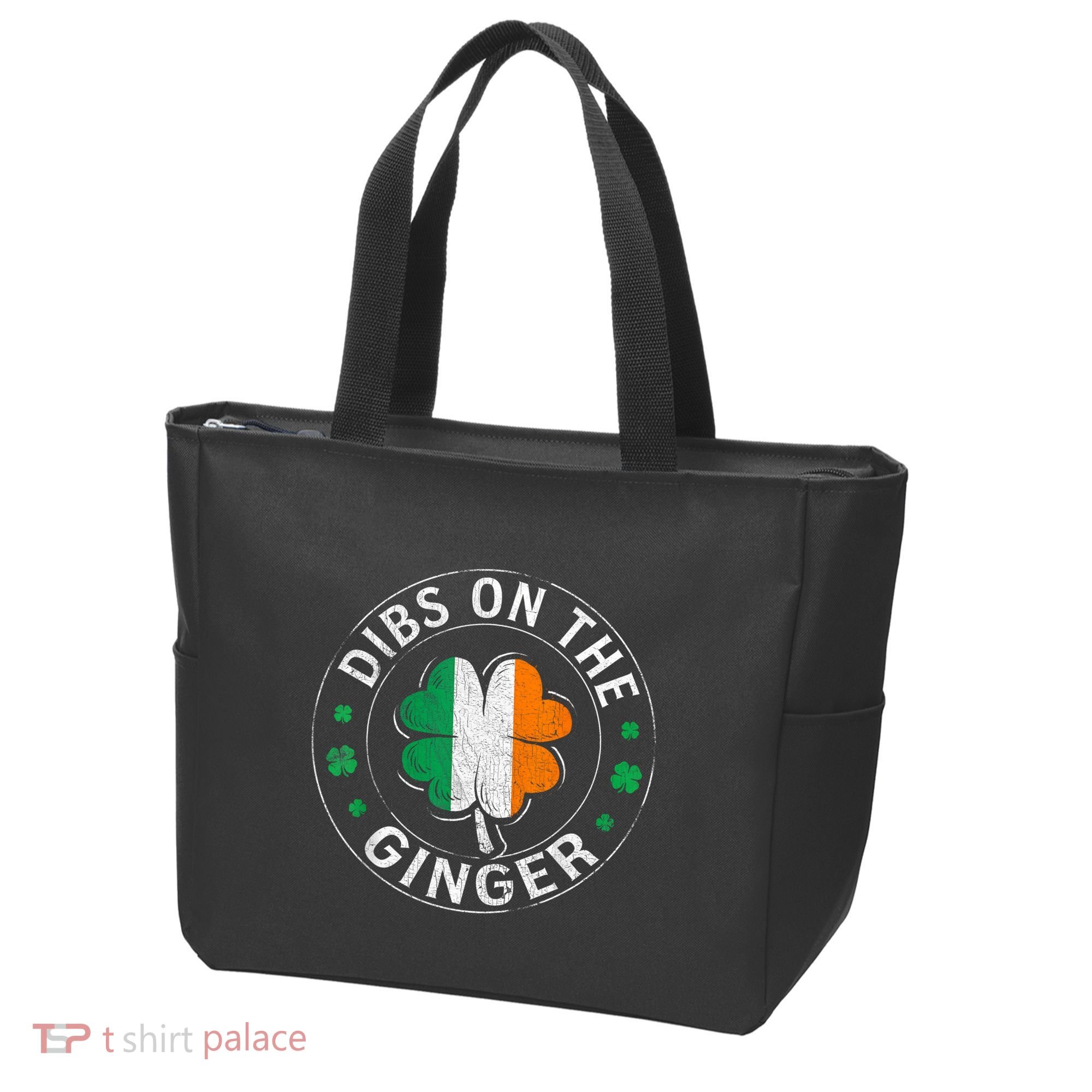 Dibs On The Ginger St Patricks Day Shamrock Tote Bag