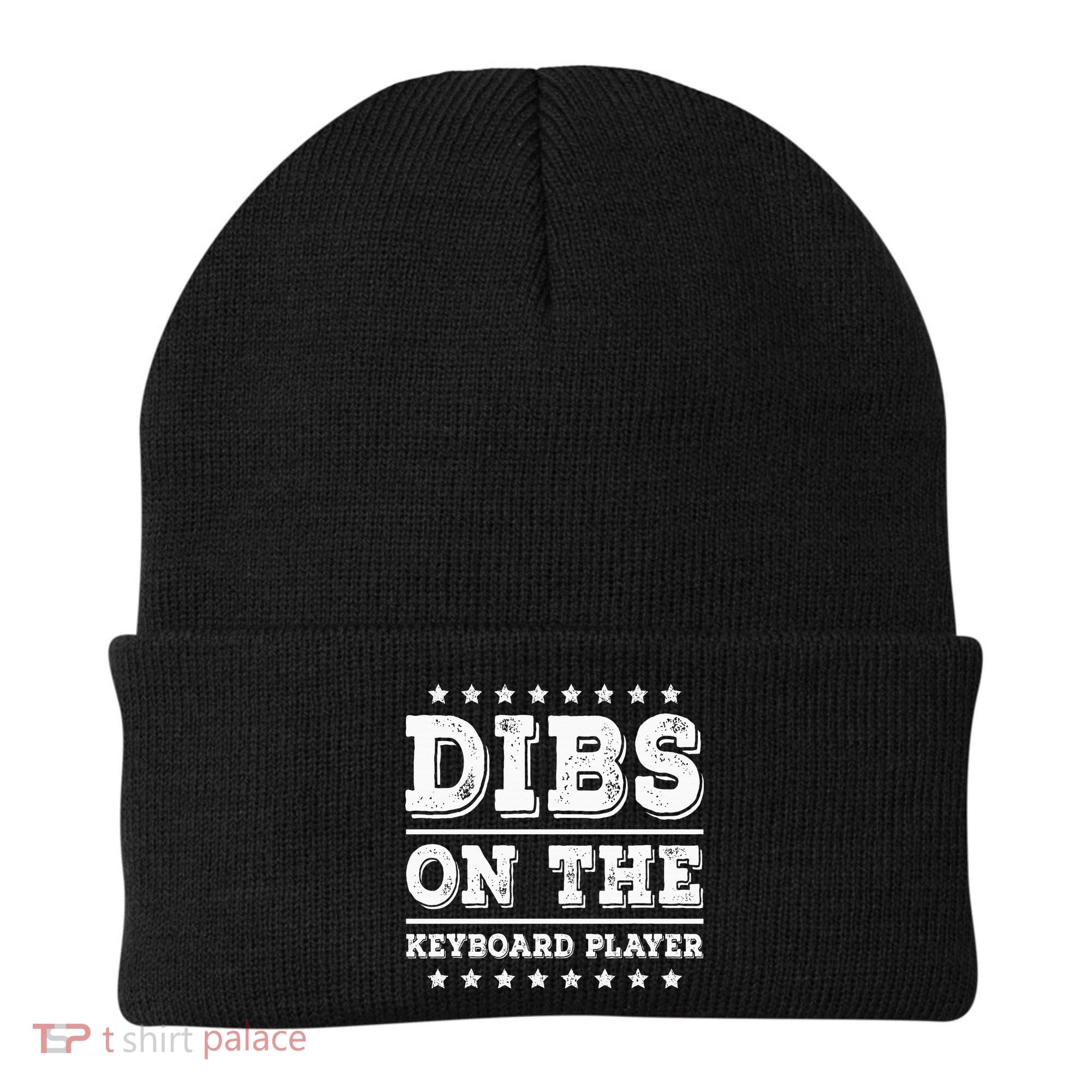 Dibs On The Keyboard Player Funny Pianist Wife Girlfriend Beanie