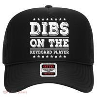 Dibs On The Keyboard Player Funny Pianist Wife Girlfriend Hat thumb 0