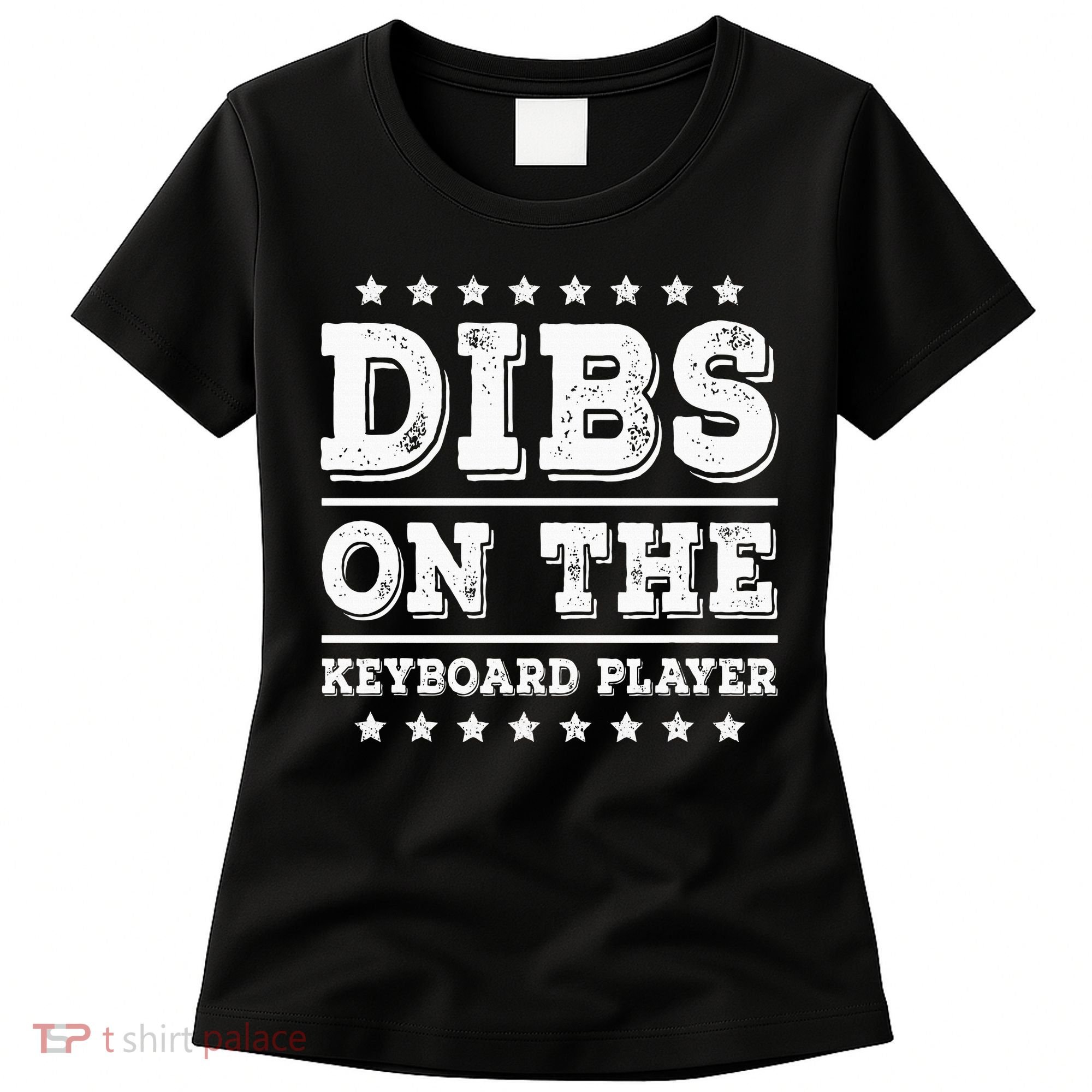 Dibs On The Keyboard Player Funny Pianist Wife Girlfriend Women's T-Shirt