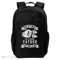 Dad Of Twins Dad Father's Day New Dad To Be Expecting Backpack thumb 0
