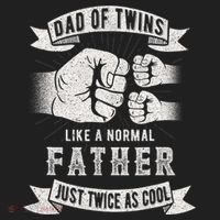Dad Of Twins Dad Father's Day New Dad To Be Expecting Tumbler thumb 3