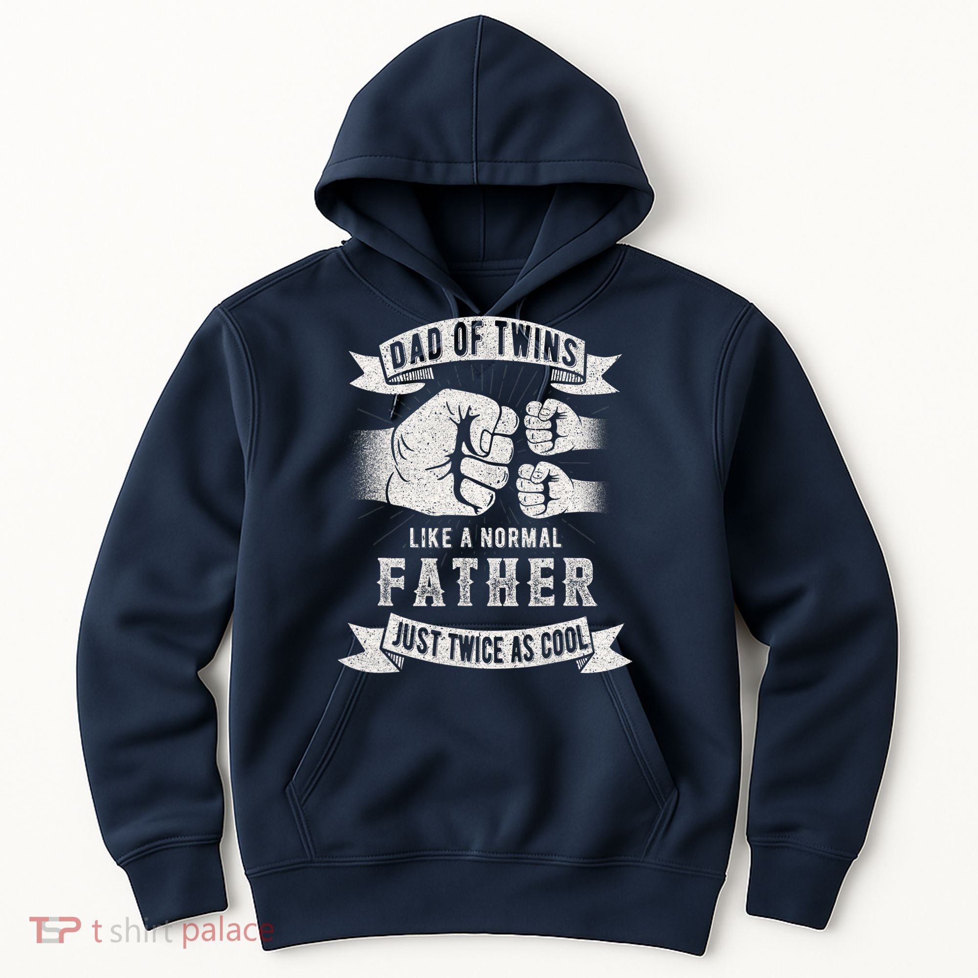 Dad Of Twins Dad Father's Day New Dad To Be Expecting Hoodie