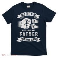 Dad Of Twins Dad Father's Day New Dad To Be Expecting T-Shirt thumb 0