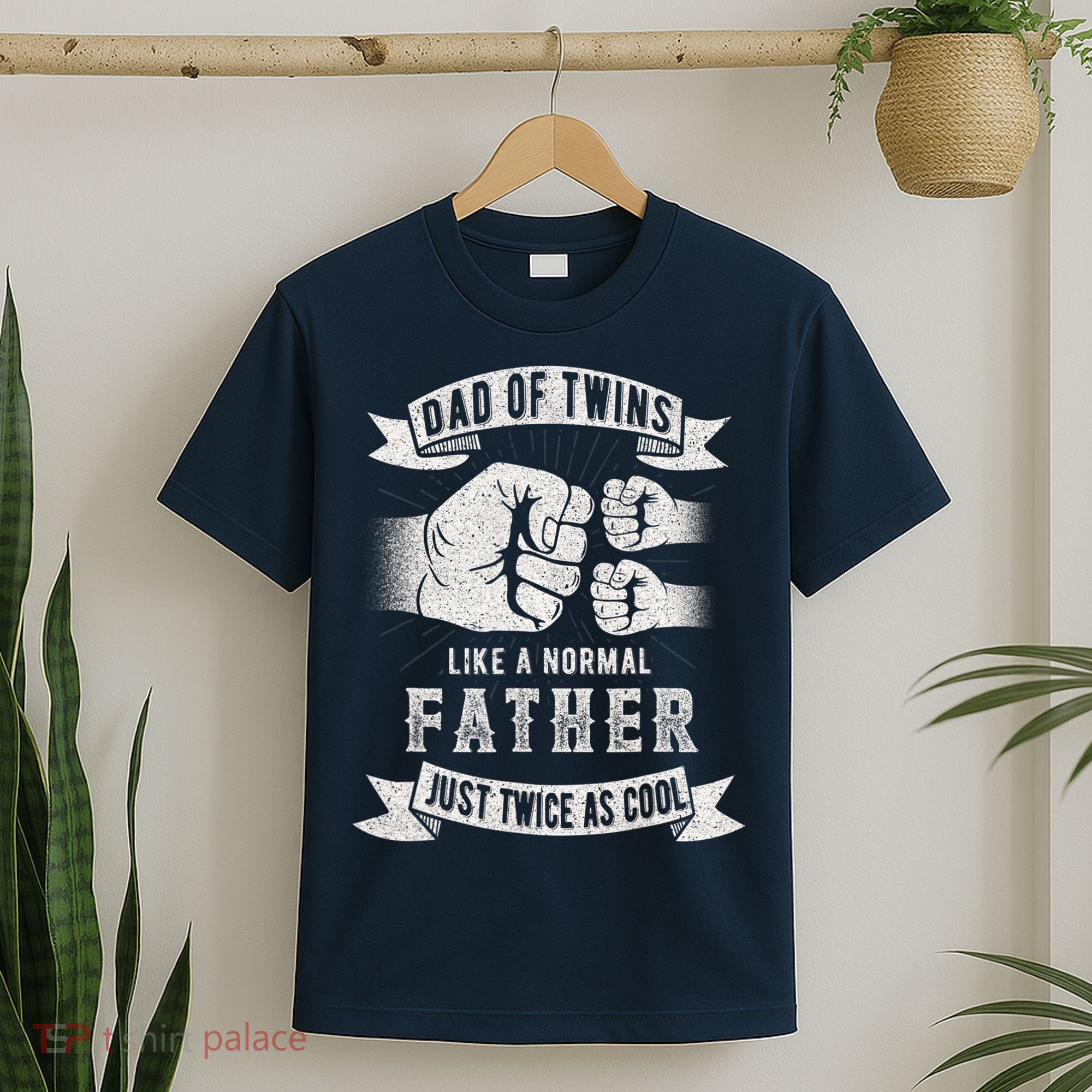 Dad Of Twins Dad Father's Day New Dad To Be Expecting T-Shirt