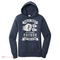 Dad Of Twins Dad Father's Day New Dad To Be Expecting Women's Hoodie thumb 0