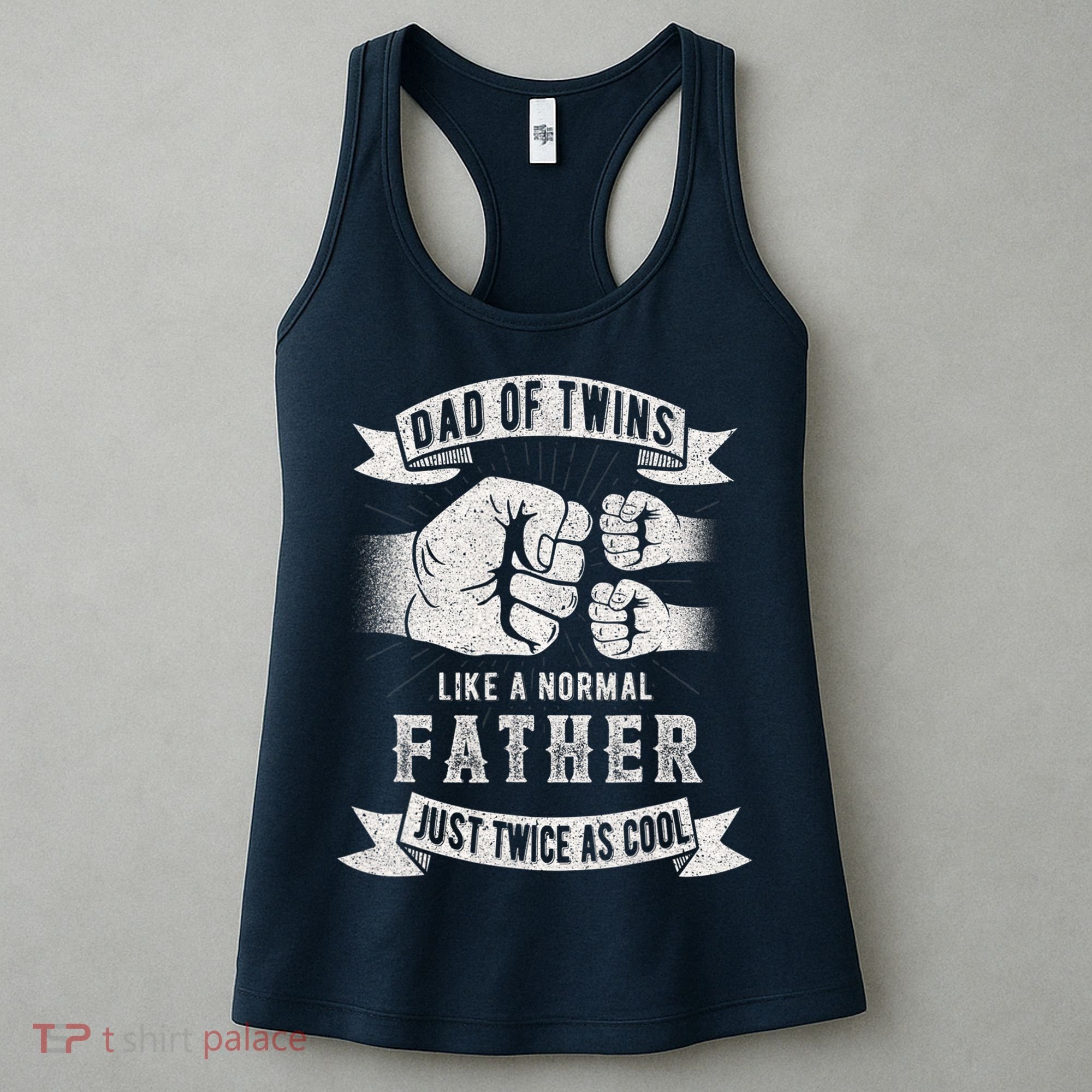 Dad Of Twins Dad Father's Day New Dad To Be Expecting Women's Tank Top