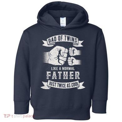 Dad Of Twins Dad Father's Day New Dad To Be Expecting Toddler Hoodie