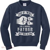 Dad Of Twins Dad Father's Day New Dad To Be Expecting Kids Sweatshirt thumb 0
