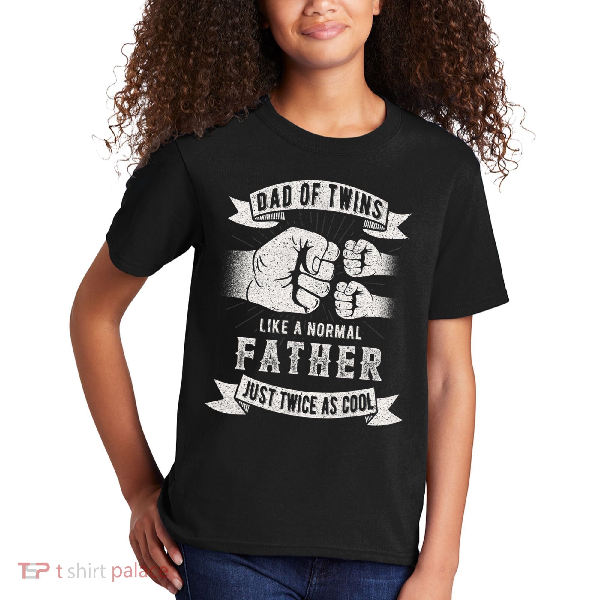 Dad Of Twins Dad Father's Day New Dad To Be Expecting Kids T-Shirt
