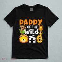 Daddy of the Wild One Zoo Bday Party Safari Jungle Animals T-Shirt thumb 5