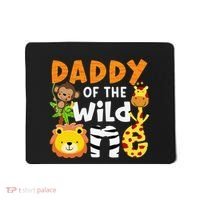 Daddy of the Wild One Zoo Bday Party Safari Jungle Animals Mousepad thumb 0